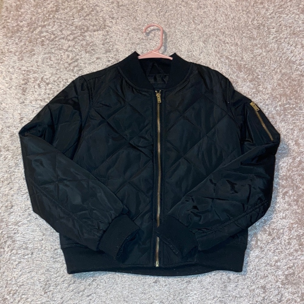 Black Bomber Jacket